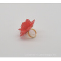 Big Glory Acryl Blume Mode verstellbarer Ring (XRG12461)